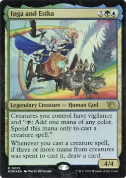 Inga and Esika - Foil March of the Machine VLP/NM MTG Magic Card - Image 1