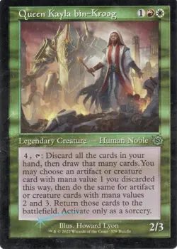 MTG Magic Queen Kayla Bin-Kroog Foil Retro Frame Promo Commander NM Card - Image 1