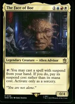 4x The Face of Boe - Universes Beyond: Doctor Who - NM - MTG - Image 1