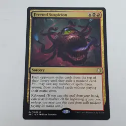 Fevered Suspicion 047 Commander Adventures - NM MTG TCG - Image 1