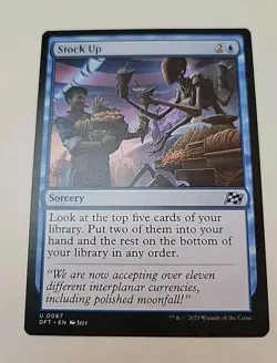 Stock Up Aetherdrift Magic The Gathering MTG 0067 - Image 1