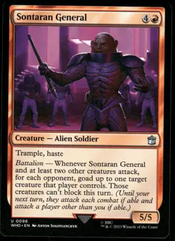 4x Sontaran General - Universes Beyond: Doctor Who - NM - MTG - Image 1