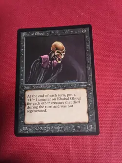 MTG Khabal Ghoul Arabian Nights Black Rare NM Vintage Magic - Image 1