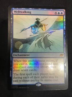 MTG FOIL Weftwalking - Edge of Eternities #086 - Image 1