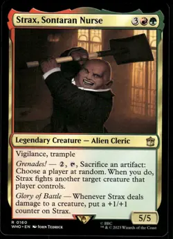 4x Strax, Sontaran Nurse - Universes Beyond: Doctor Who - NM - MTG - Image 1