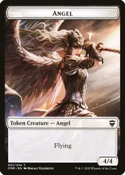Angel Token [Commander Legends Tokens] Near Mint MTG - Image 1
