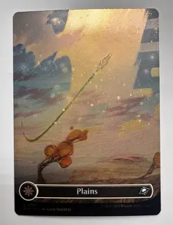 Plains (0367) (Borderless) (Galaxy Foil) 367 L Edge of Eternities MTG - Image 1