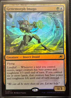 MTG Edge Of Eternities Genemorph Imago PreRelease Foil (Rare) - Image 1