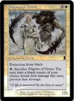 MTG Odyssey --- PILGRIM OF VIRTUE --- FOIL! Common! NM! Magic the Gathering! - Image 1