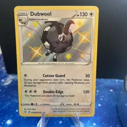 Dubwool SV104/SV122 - Shining Fates - Shiny Holo Rare Pokemon Card - Image 1