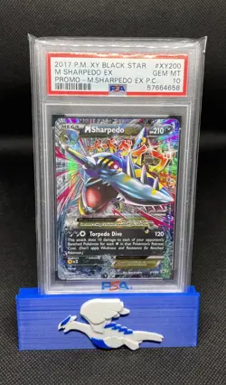 Pokemon Mega M Sharpedo EX Black Star Promo XY200 GEM MINT PSA 10 - Image 1