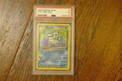 1999 Pokemon Game Blastoise Holo #2 PSA 3 - Image 1