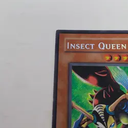 Yugioh Insect Queen Limited Edition Secret Rare CT1-EN005 - DAMAGED - Image 2