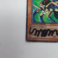 Yugioh Insect Queen Limited Edition Secret Rare CT1-EN005 - DAMAGED - Image 5