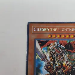 YUGIOH Gilford the Lightning CT2-EN001 Secret Rare - DAMAGED - Image 2