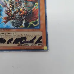 YUGIOH Gilford the Lightning CT2-EN001 Secret Rare - DAMAGED - Image 4