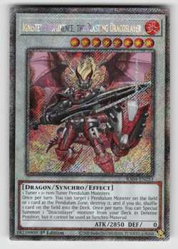Ignister Prominence the Blasting Dracoslayer Yugioh RA04-EN253 Platinum PSR NM - Image 1