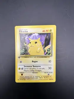 1999 1st Edition Pikachu (French) Base Set 58/102 Pokemon TCG Card - Image 1