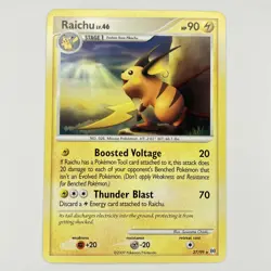 Raichu 27/99 Arceus Regular Non Holo Pokemon Card MP - Image 1