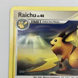 Raichu 27/99 Arceus Regular Non Holo Pokemon Card MP - Image 2