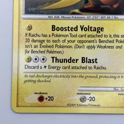 Raichu 27/99 Arceus Regular Non Holo Pokemon Card MP - Image 5