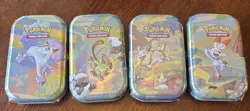 Pokemon Collectors Galar Pals Mini Tins 2020 SEALED H24 : 4 tins in total - Image 1