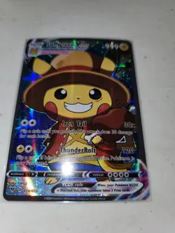 Pokemon Luffy Pikachu Cosplay Card Mint - Image 1