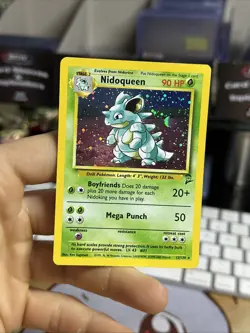 #2 Nidoqueen 12/130 Base Set 2 2000 Holo Rare WOTC Pokemon Card TCG - Image 3