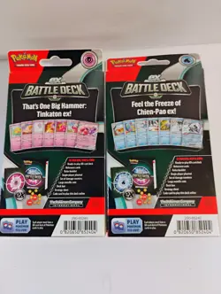 Pokemon TCG - Tinkaton & Chien-Pao EX Battle Deck Set - Sealed Ready To Play - Image 2