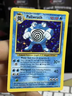 #2 Poliwrath 13/102 Base Set 1999 Holo Rare WOTC Pokemon Card TCG - Image 4