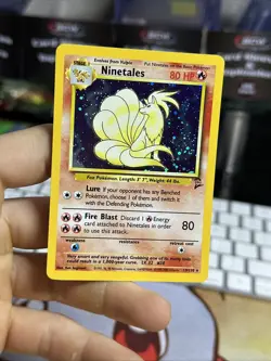 Ninetales 13/130 Base Set 2 2000 Holo Rare WOTC Pokemon Card TCG - Image 3