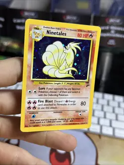 Ninetales 13/130 Base Set 2 2000 Holo Rare WOTC Pokemon Card TCG - Image 4