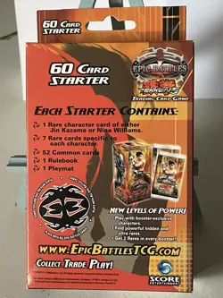 Epic Battles TCG Tekken5 60 Card Starter Box - Image 2