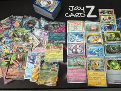 100x Pokemon Cards Bundle ! 10 Holo / Reverse Holo + V or EX Min Guaranteed✅ 13 - Image 1