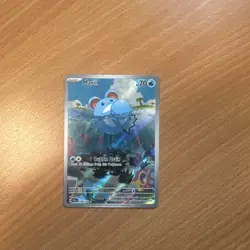 Pokemon Marill Scarlet & Violet Paldea Evolved Holo Illustration Card 204/193 - Image 1