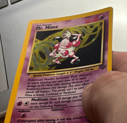 Pokemon TCG - Mr. Mime - Jungle 6/64 Holo Rare LP Card - Image 4
