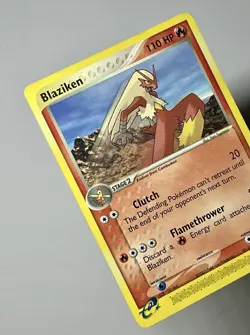 Blaziken 15/109 (LP/NM) Rare EX Series: Ruby and Sapphire 2003 Pokemon Card - Image 4
