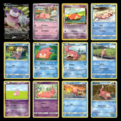 12x Slowbro V and Slowpoke Lot Pokemon Cards Collection Set Deck Building TCG - Image 1