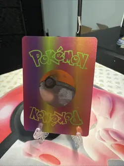 Shadow Mewtwo Vmax Rainbow Foil Fan Art Display Card, HP880 Lord Of The Shadow💥 - Image 2
