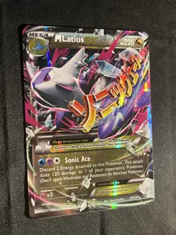 Pokemon TCG Mega M Latios EX Holo Ultra Rare Card Roaring Skies 59/108 - Image 3