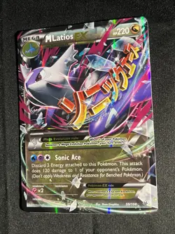 Pokemon TCG Mega M Latios EX Holo Ultra Rare Card Roaring Skies 59/108 - Image 4
