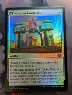 Oteclan Landmark Oteclan Levitator - LCI - 0029 - MTG - TCG Card - FOIL - Image 1