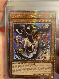 Harpie Channeler Quarter Century Secret Rare Card RA04-EN207 - Image 1