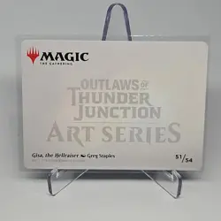 MTG Gisa, the Hellraiser Art Card 51/54 Outlaws of Thunder Junction OTJ - Image 2