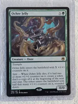 MTG Ochre Jelly #196 Adventures in the Forgotten Realms Card Rare NM - Image 4