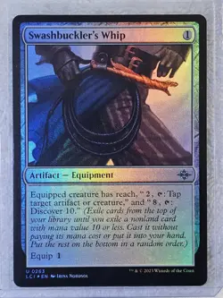 MTG Swashbuckler's Whip FOIL - The Lost Caverns of Ixalan #263 Magic Card U NM - Image 5
