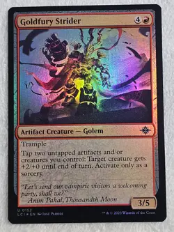 MTG Goldfury Strider FOIL #152 The Lost Caverns of Ixalan Card U NM - Image 1