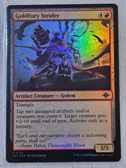 MTG Goldfury Strider FOIL #152 The Lost Caverns of Ixalan Card U NM - Image 5