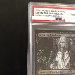 MTG Crimson Vow Soring the Mirthless Showcase foil PSA 10 - Image 2
