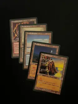 Collection of lands [Onslaught] Seaside ~NM~MTG MAGIC THE GATHERING VINTAGE - Image 1